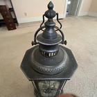 Decorative 26  Inch High Vintage Style Hanging Lantern Metal Candle Lighthouse
