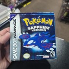 Pokemon Sapphire Version Gba Box And Manual Only No Game Authentic