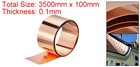 Copper Sheet Roll Pure Copper Flashing Strip Metal Foil Plate 3500x100x0 1mm