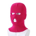 Beanie Hat Winter Ski Mask 3 Hole Knitted Skull Balaclava Men Outdoor Sports Cap