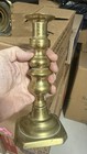 Antique Very Old Push Up Brass Candle Holders Candlesticks 8 