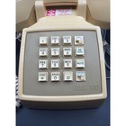 Vintage At t 100 Push Button Desk Telephone Beige Touch Tone Landline Phone