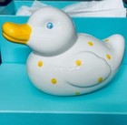 Nib Tiffany   Co Gift For Kids Ceramic Duck Piggy Bank Hand Paint Made In Italy