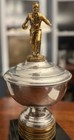 Vintage 1945 Wwii Gisholt Machine Co Madison Wi Office Bowling Trophy 21    As Is