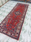 Antique Caucasian Rug Old Oriental Runner Rug Tebbris Floral Handmade Wool Rug B