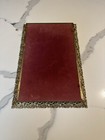 Vtg Mirror Vanity Perfume Tray Filigree Ornate Metal Lightweight Gold Tone