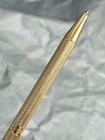 S t  Dupont Ballpoint Pen Twist Gold Plated Grain D orge Barleycorn- New