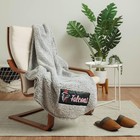 Nfl Team Color Big Logo Cloud Sherpa Blanket 60  X 70 