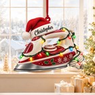 Personalized Iron Christmas Ornament Custom Name Acrylic Keepsake Holiday Gift