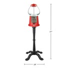 15 In  Vintage Red Gumball Machine Bank With Stand