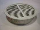 16  Air Vent 4 In   Round Aluminum Mini Louver Soffit  Wall- White
