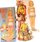 2 Sets Vintage Paper Dolls In Orig Boxes_saalfield 1948   Whitman 1960