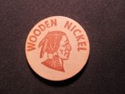 Tucker  Georgia Wooden Nickel Token - Peach State Satellite Wooden Nickel Coin