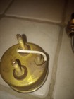 Stewart Warner Water Temperature Gauge 429724 Vintage Brass Made In Usa