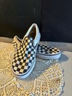 Vintage 80 s Vans Black And White Checkered Made In The Usa  Men 5 5 Women 7