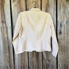 Transitions Peach Beige Women s Blazer Jacket 3 Button     Size L