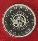1964 Canada Silver Dollar  Uncirculated  Charlottetown Confederation 