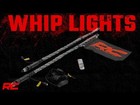 Rough Country For Polaris Led Whip Light Roll Cage Kit Led Whip Rzr 1000xp Turbo