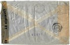 Egypt 1944 Franked 90 Mils Air Mail Double Censored Wartime Cover Cairo To Ny