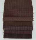 Hand Dyed Rug Hooking Wool Mill-dyed    cran-raisins   6-pc  Collection 