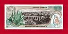 Authentic Original 5 Pesos 1971 Mexico Unc Note  pick-62b 2  Series Ac  Prefix C