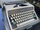 Vintage Olympia Deluxe Manual Typewriter Western Germany Works  W Case