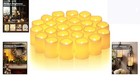 24-pack Flickering Flameless Votive Candles For Safe Elegant Decor  200  Hours