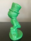 Vintage 1960s Walt Disney Productions Jiminy Cricket Hard Plastic Green Figurine