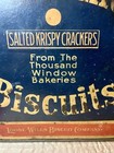 Antique Sunshine Biscuits Tin 1906 Lg  General Store Tin  Krispy Krackers