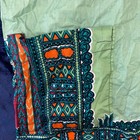 African Shirt Costume Top Sz M Unisex Colorful Dashiki Print Hippie Green Tribal