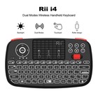 Rii  upgrade  I4 Mini Bluetooth Keyboard With Touchpad  Blacklit Portable Wir   