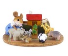 New Wee Forest Folk Two By Two M-513 Hard To Find  Noah   s Ark Animals