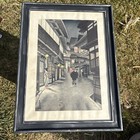 Ito Nisaburo The Inns At Arima Hot Spring Japanese Woodblock Print 1950 Framed