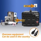 3000w 5000w Step Up Down Voltage Transformer Converter 220v - 110v   110v - 220v