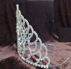 Wholesale Lots 11 Pcs Large Crystal Bridal Princess Tiara Crown 6 1 2  X 5 1 4 