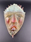 Art Glass Mask - Signed By Diane Ferland - Cassandre Handmade Canada - Colorful