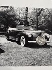 Vintage Lot 1940 Lincoln Continentel Convertible 8x10 B w Photograph Yarnell