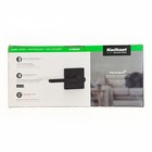 4-pack Kwikset Casey Hallway Passage Door Handle Lever Reversible Matte Black