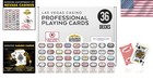 36-pack Of Genuine Las Vegas Casino Cards With Cut Corners - Perfect For Poker