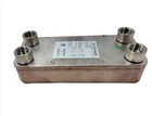 20 Plate Water To Water Brazed Plate Heat Exchanger 1  Fpt Ports W  Brackets