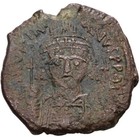 Justinian I  527-565 Ad     Follis  Nicomedia Mint  Large  29mm  16 1 Gr  A2785