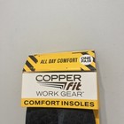 Copper Fit Work Gear Comfort Insoles W arch Support Men Size 8-13 Women 9 5-14 5