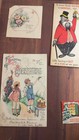 Lot 22 Antique Victorian   Vtg Holiday Occasion Greeting Cards Used
