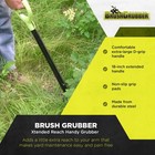 Brush Grubber Bg-14 Handy Grubber Xtended Reach Grabber Claw With Non Slip Pads