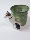 Vintage Jack Russell Terrier Match toothpick Porcelain Holder