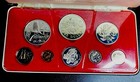Rare Complete 1972 Cayman Islands Sealed Proof Set With Large Silver Coins Pf70