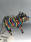 Recycled Tin Animal Ornaments Zebra Figure 2 75   