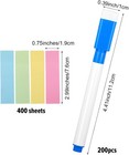 200pcs Magnetic White Board Markers With Erasers Cap  Dry Erase Colorful Fine