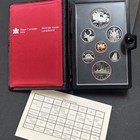1981 Canada Proof Set Royal Canadian Mint Rcm Coa 7-coin Set W  Silver Dollar 1 