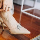 1 Pair Rhinestone Star Shoe Clips For Women Dress Crystal Heel Clip Decorative